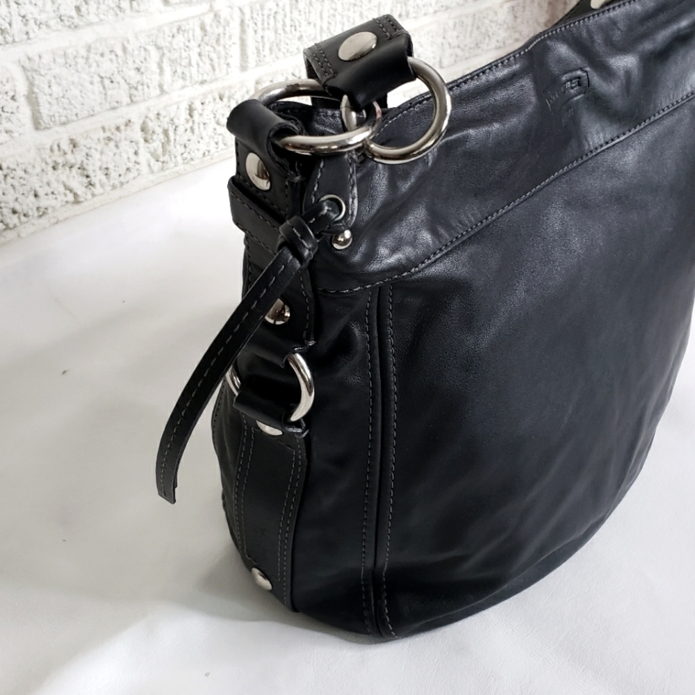 Coach Zoe Large Leather Hobo Shoulder Handbag - Picture 2 of 11